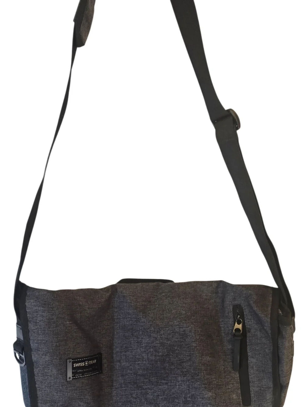 SwissGear Men's Messenger Bag in Charcoal Gray